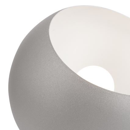 Pöytävalaisin AVA BALL 1xE27/60W/230V hopea/pyökki