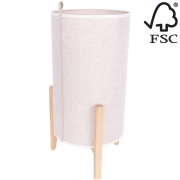 Pöytävalaisin CASIOPEA 1xE27/40W/230V 50 cm tammi – FSC sertifioitu