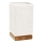 Pöytävalaisin FIRE 1xE27/25W/230V tammi/beige tammi
