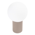 Pöytävalaisin HALO 1xG9/8W/230V halkaisija 12 cm beige