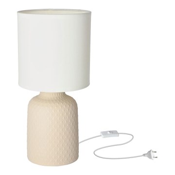Pöytävalaisin INER 1xE14/40W/230V beige