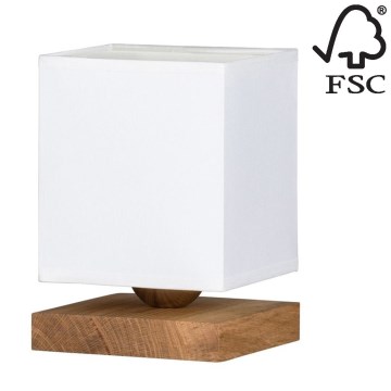 Pöytävalaisin INGER 1xE27/25W/230V tammi - FSC-sertifioitu