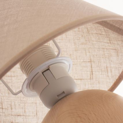 Pöytävalaisin JUTA 1xE27/60W/230V pyökki
