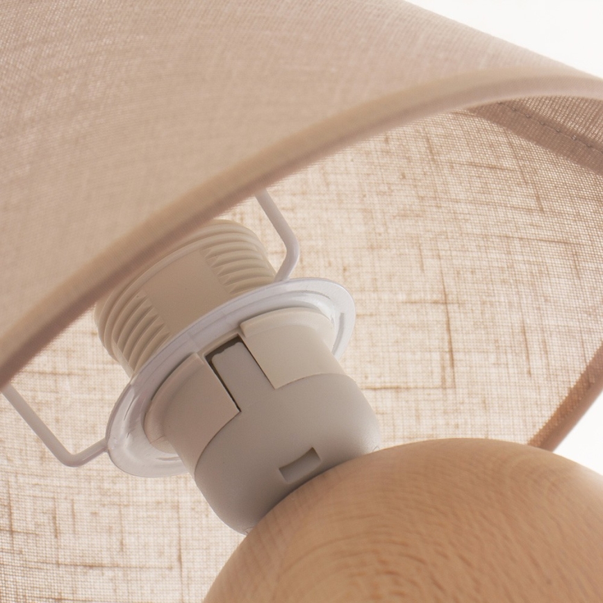 Pöytävalaisin JUTA 1xE27/60W/230V pyökki
