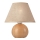 Pöytävalaisin JUTA 1xE27/60W/230V tammi/beige