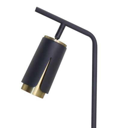 Pöytävalaisin KUKKA 1xGU10/8W/230V musta