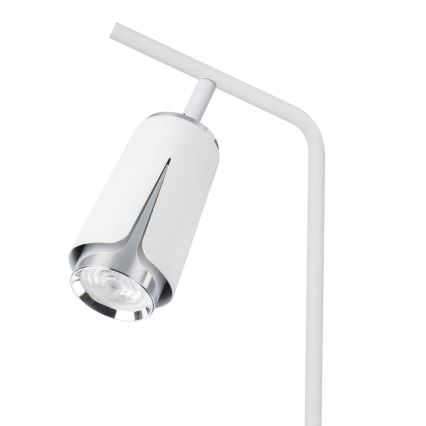 Pöytävalaisin KUKKA 1xGU10/8W/230V valkoinen