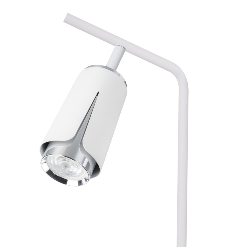 Pöytävalaisin KUKKA 1xGU10/8W/230V valkoinen
