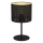 Pöytävalaisin LOFT SHADE 1xE27/60W/230V halk. 18 cm musta/kulta