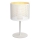 Pöytävalaisin LOFT SHADE 1xE27/60W/230V halk. 18 cm valkoinen/kulta