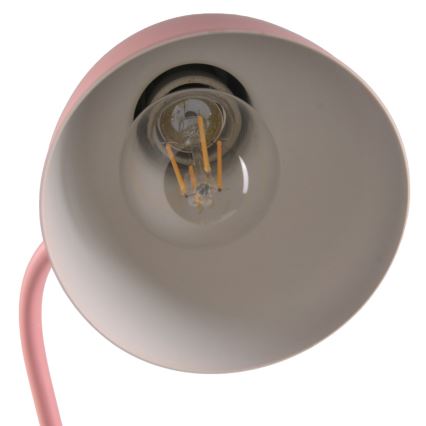 Pöytävalaisin MIMI 1xE27/10W/230V vaaleanpunainen