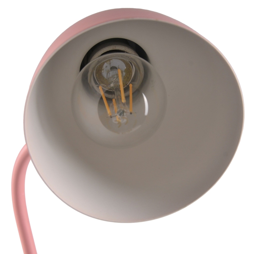 Pöytävalaisin MIMI 1xE27/10W/230V vaaleanpunainen