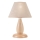 Pöytävalaisin PERA 1xE27/60W/230V beige/pyökki