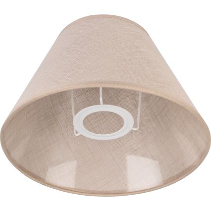 Pöytävalaisin PERA 1xE27/60W/230V beige/pyökki