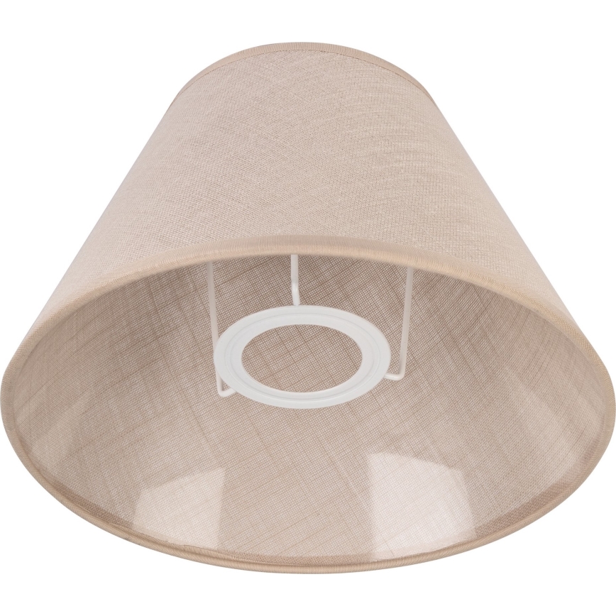 Pöytävalaisin PERA 1xE27/60W/230V beige/pyökki