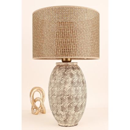 Pöytävalaisin RAMZES 1xE27/40W/230V beige