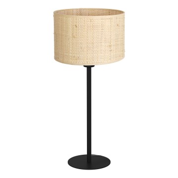 Pöytävalaisin RATTAN 1xE27/60W/230V d. 25 cm rottinki