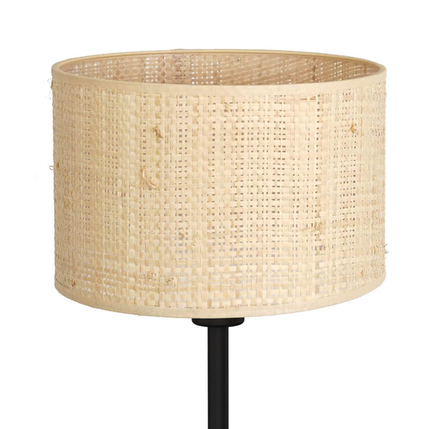 Pöytävalaisin RATTAN 1xE27/60W/230V d. 25 cm rottinki