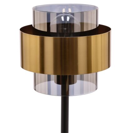Pöytävalaisin SPIEGA 1xE27/60W/230V kulta/musta