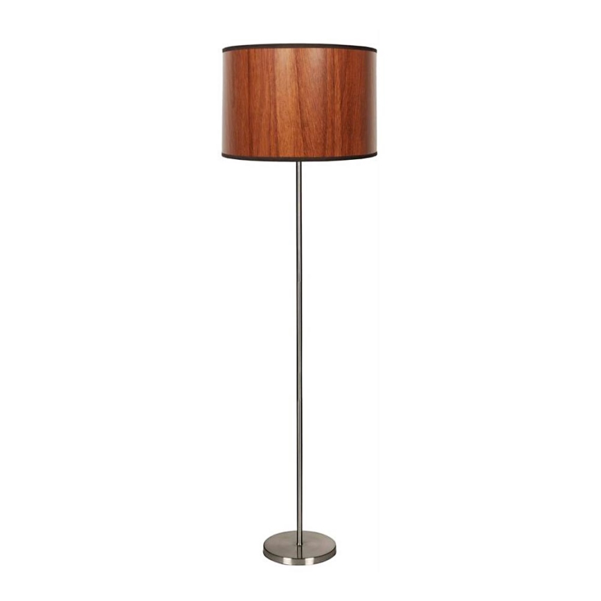 Pöytävalaisin TIMBER 1xE27/60W/230V ruskea/matta kromi