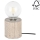 Pöytävalaisin TRABO 1xE27/25W/230V mänty - FSC-sertifioitu