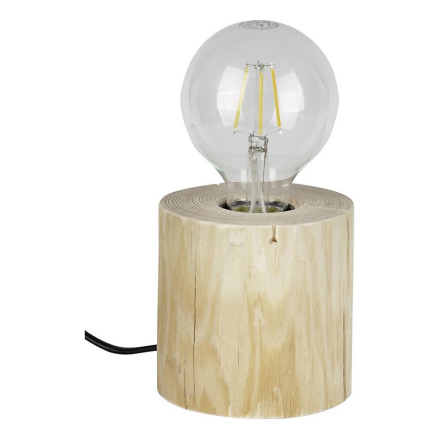Pöytävalaisin TRABO 1xE27/25W/230V mänty