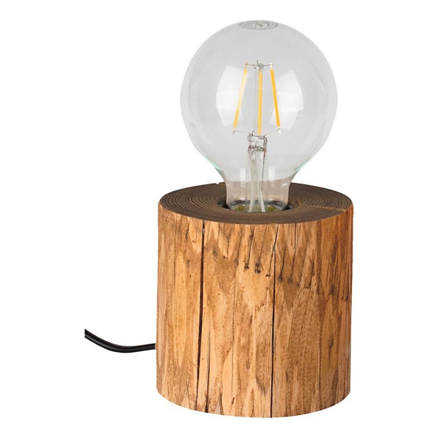 Pöytävalaisin TRABO 1xE27/25W/230V mänty