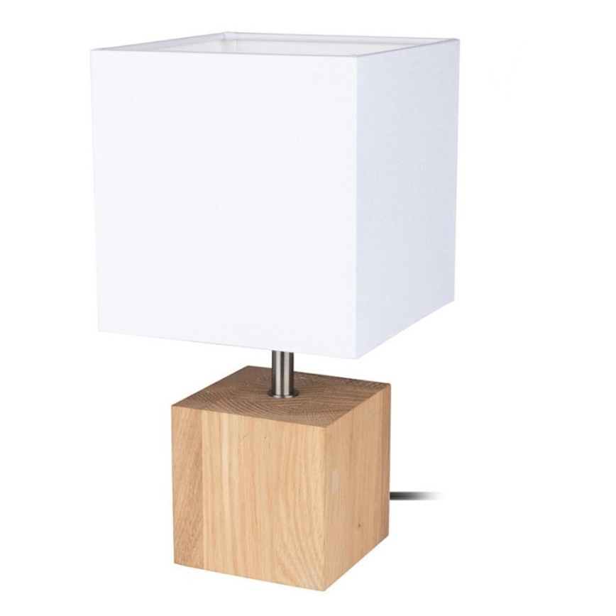 Pöytävalaisin TRONGO SQUARE 1xE27/25W/230V tammi