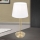 Pöytävalaisin USB-portilla LUDWIG 1xE27/40W/230V 50 cm valkoinen/kulta