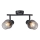 Prezent 14101 - Kohdevalo OASIS 2xE27/60W/230V musta/savuinen
