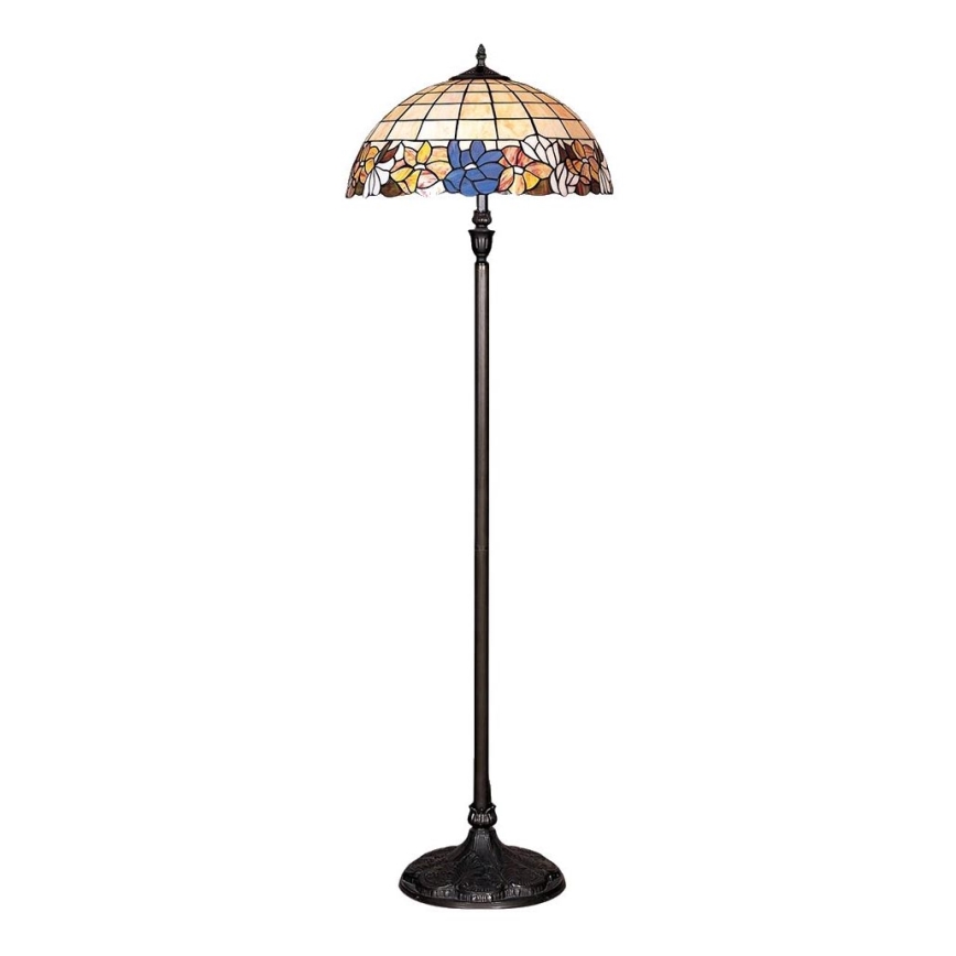 Prezent 145 - Lattialamppu TIFFANY 2xE27/60W/230V