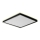 Prezent 27311 - LED-kattovalaisin kylpyhuoneeseen CORDIA SQ LED/12W/230V 3000/6000K IP54 musta