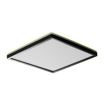 Prezent 27313 -LED-kattovalaisin kylpyhuoneeseen CORDIA SQ LED/18W/230V 3000/6000K IP54 musta
