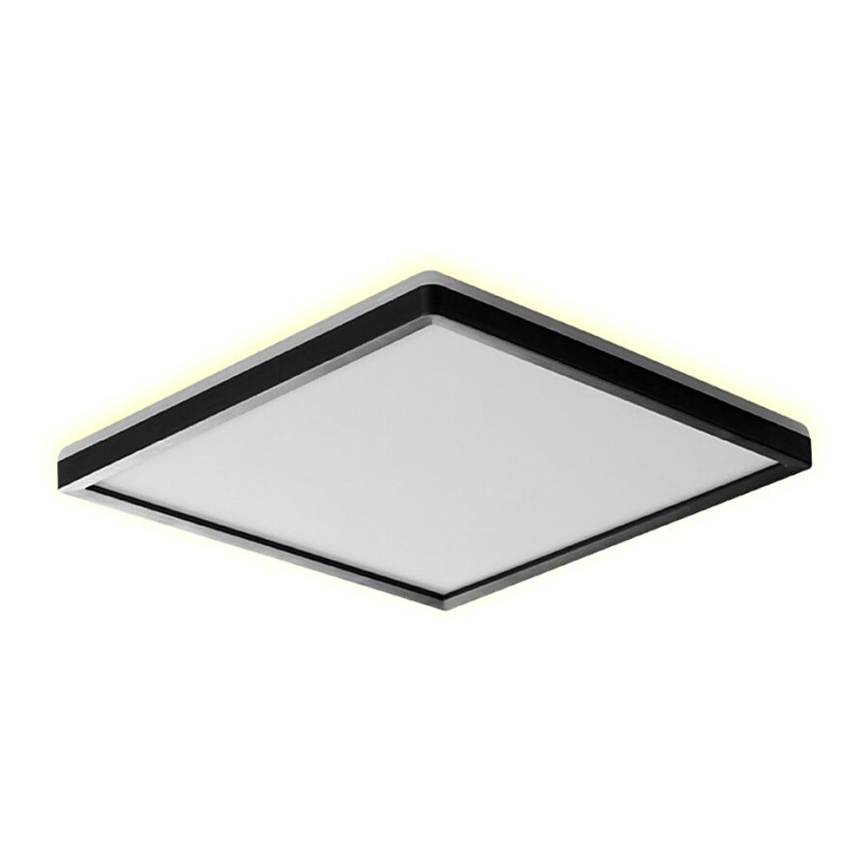 Prezent 27313 -LED-kattovalaisin kylpyhuoneeseen CORDIA SQ LED/18W/230V 3000/6000K IP54 musta
