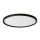 Prezent 27314 - LED-kattovalaisin kylpyhuoneeseen CORDIA LED/24W/230V 3000/6000K IP54 musta