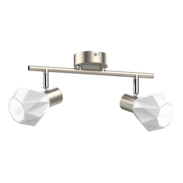 Prezent 27510 - Kohdevalo METIS 2xE14/40W/230V mattakromi