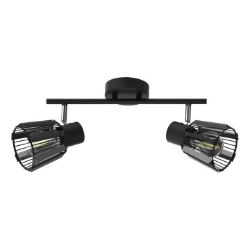 Prezent 27517 - Kohdevalo PONTEO 2xE27/40W/230V musta