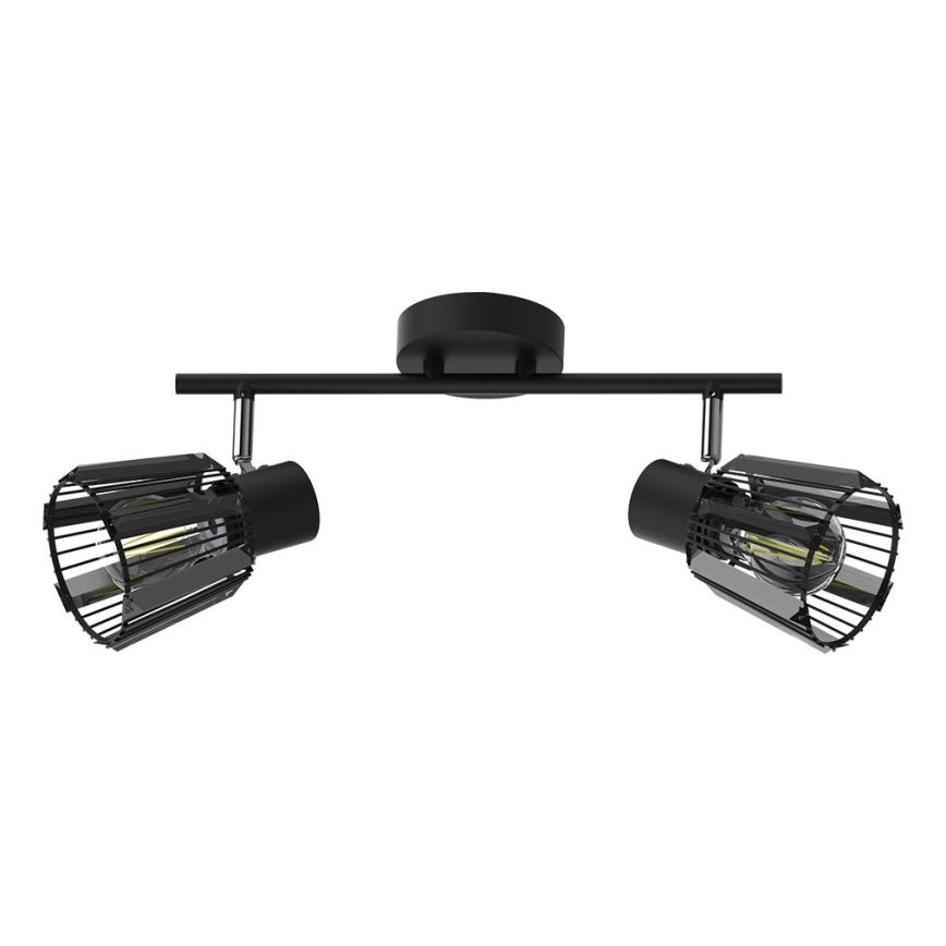 Prezent 27517 - Kohdevalo PONTEO 2xE27/40W/230V musta