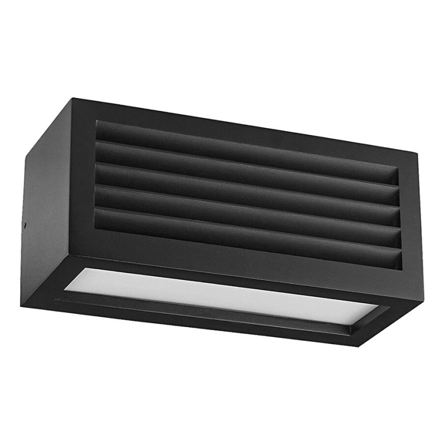Prezent 31316 - Ulkoseinävalaisin SUEZ 1xE27/18W/230V IP44 musta