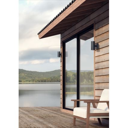 Prezent 39033 - Ulkoseinävalaisin RETO 2xGU10/35W/230V IP54