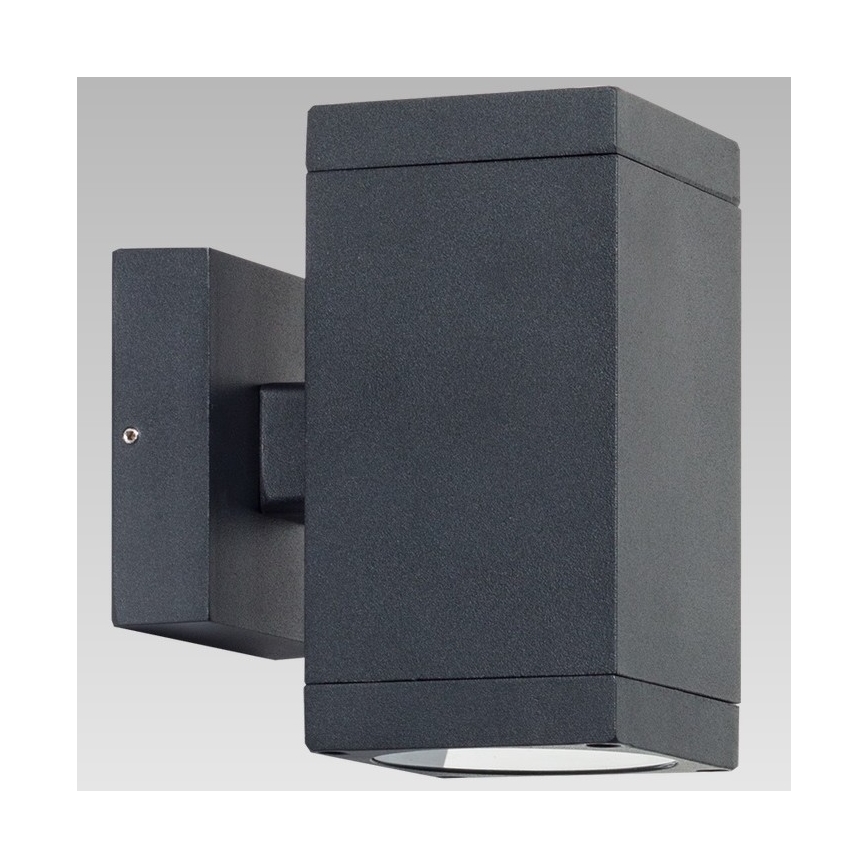 Prezent 39034 - Ulkoseinävalaisin RETO SQ 2xGU10/35W/230V IP54