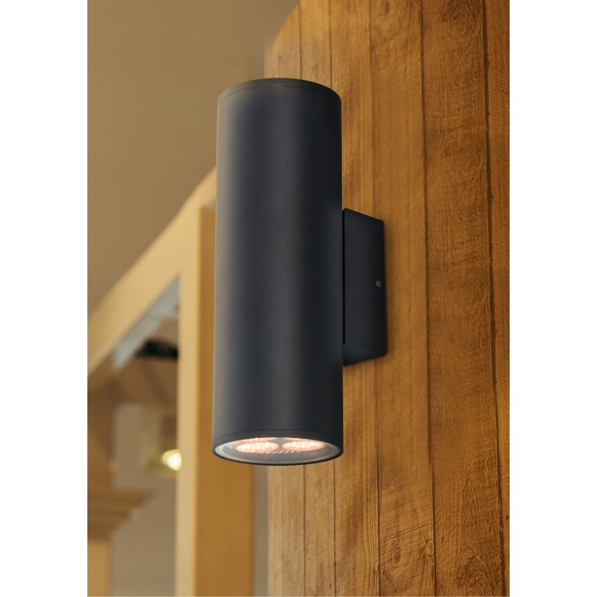Prezent 39037 - Ulkoseinävalaisin RETO XL 2xE27/60W/230V IP54