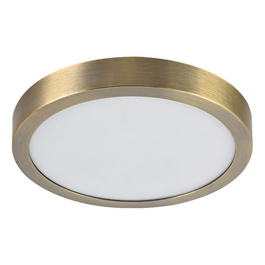 Prezent 49059 - LED-kattovalaisin LENYS LED/15W/230V 4000K halkaisija 17,5 cm messinki
