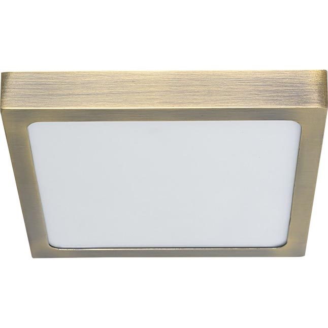 Prezent 49062 - LED-kattovalaisin LENYS LED/9W/230V 4000K 12x12 cm messinki
