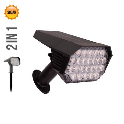 Prezent 65285 - LED-aurinkovalaistus 2in1 FOLD LED/4,8W/3,7V IP65 1200 mAh
