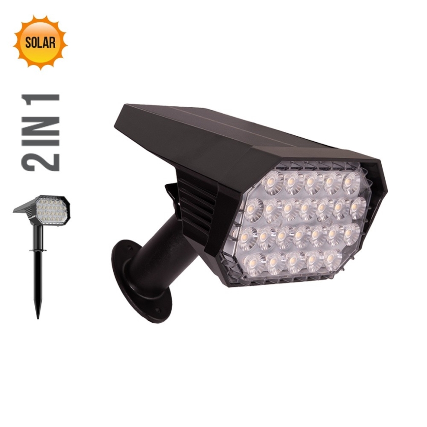 Prezent 65285 - LED-aurinkovalaistus 2in1 FOLD LED/4,8W/3,7V IP65 1200 mAh