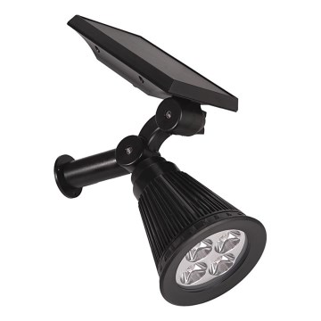 Prezent 65286 - LED-aurinkovalaistus 2in1 LION LED/2W/3,7V IP44 2220 mAh