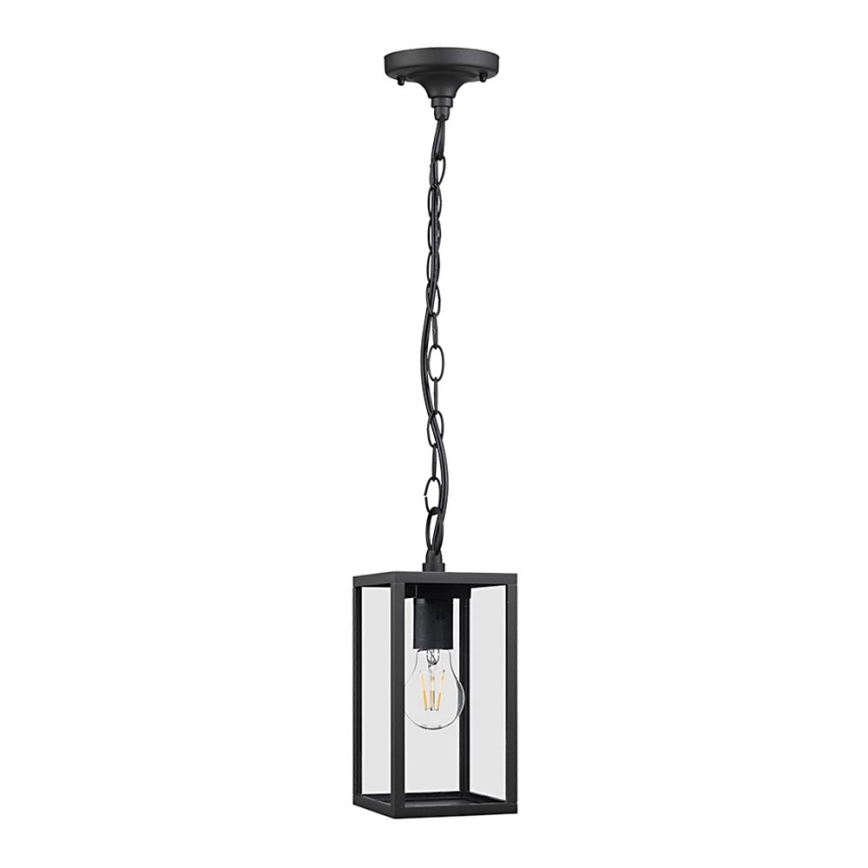 Prezent 65303 - Ulkokattokruunu LOARA 1xE27/60W/230V musta IP54