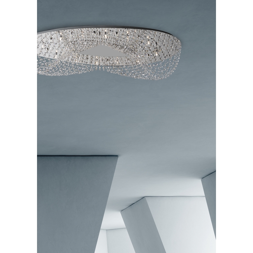 Prezent 69048 - ELIPTHON Kiinteä kattovalaisin 12xG9/33W/230V