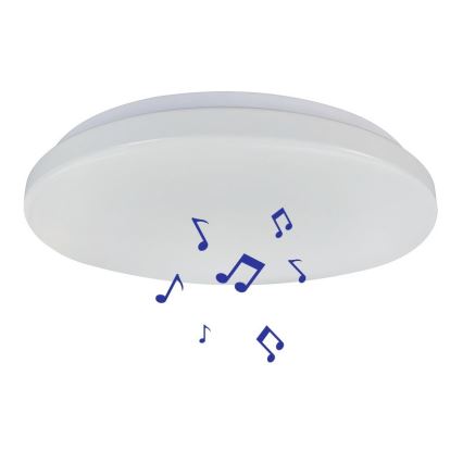 Prezent 70013 - LED RGB Himmennettävä kattovalo kaiuttimella BLISS LED/50W/230V 3000-6500K + kauko-ohjaus